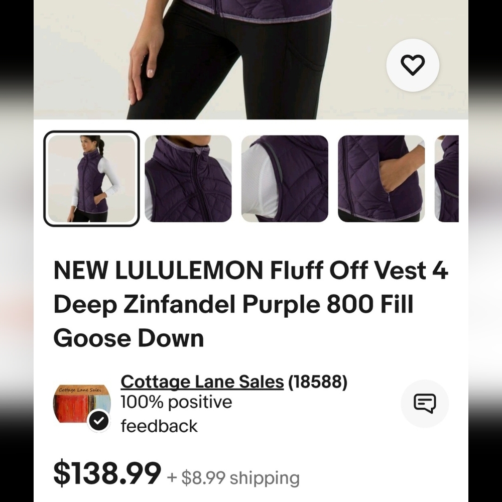 Lululemon Puffer Vest - Picture 11 of 12